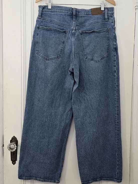 Madewell The Perfect Vintage Wide Leg Jeans, Size 31, Euc, Wide Leg, Full Lenght - Picture 5 of 9